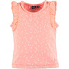 Ruffle Top, Peach Pink - T-Shirts - 1 - thumbnail