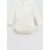 Long Sleeve Baby Onesie, White - Onesies - 2