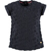 Hearts Tunic, Blue Navy - T-Shirts - 1 - thumbnail