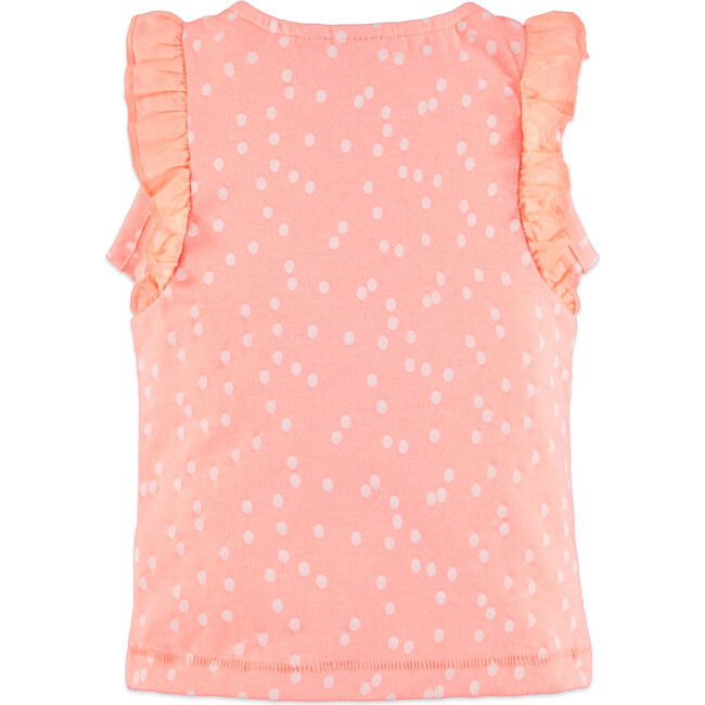Ruffle Top, Peach Pink - T-Shirts - 2