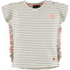 Ruffle Tee, Stripes - T-Shirts - 1 - thumbnail