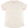 Cherry Tee, Cream with Pink - T-Shirts - 2