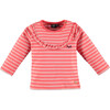 Ruffle Collar Top, Lollypop - T-Shirts - 1 - thumbnail