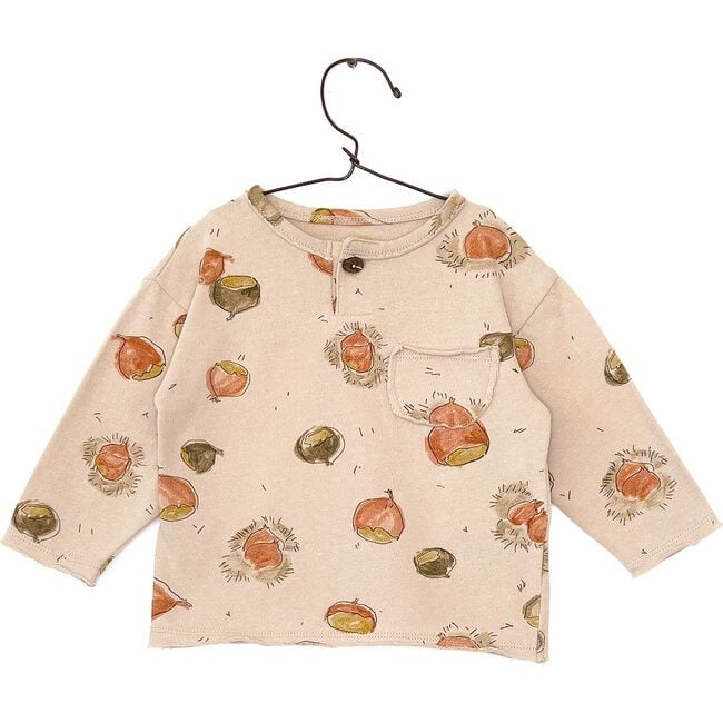 Long Sleeve Tee Shirt, Rambutan Print