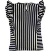 Ruffle Top, Blue Navy - Shirts - 2