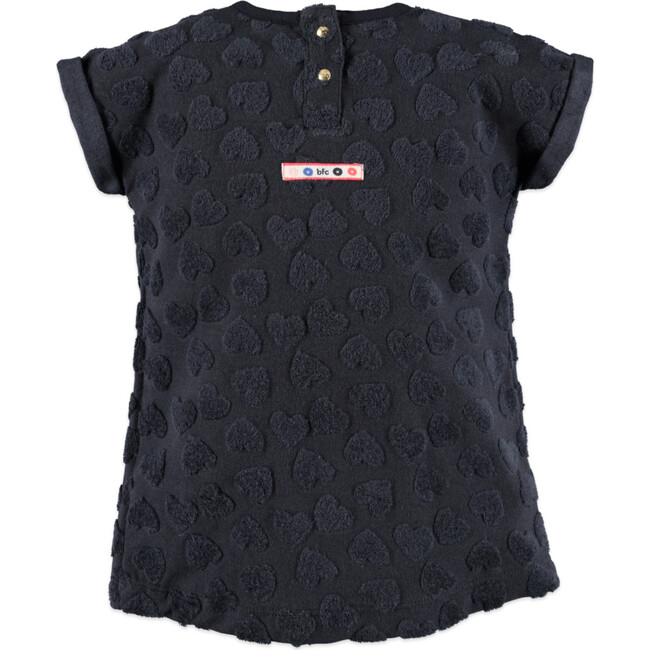 Hearts Tunic, Blue Navy - T-Shirts - 2