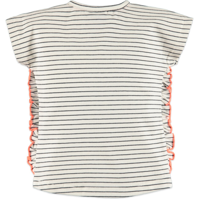 Ruffle Tee, Stripes - T-Shirts - 2