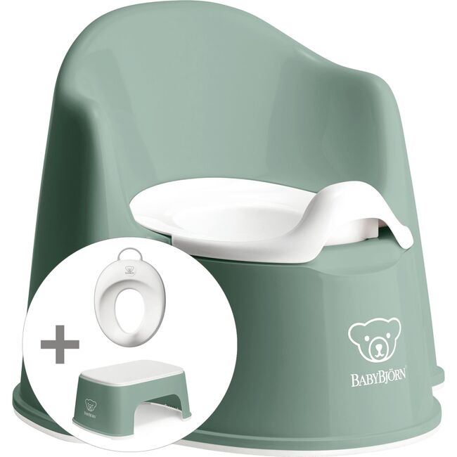 Potty Training Bundle, Green/White
