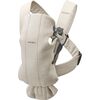 Baby Carrier Mini, 3D Jersey, Light Beige - Carriers - 1 - thumbnail