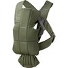 Baby Carrier Mini, Woven, Dark Green - Carriers - 1 - thumbnail