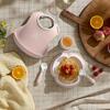 Baby Dinner Set, Powder Pink - Bibs - 2