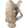 Baby Carrier Mini, Woven, Beige - Carriers - 1 - thumbnail