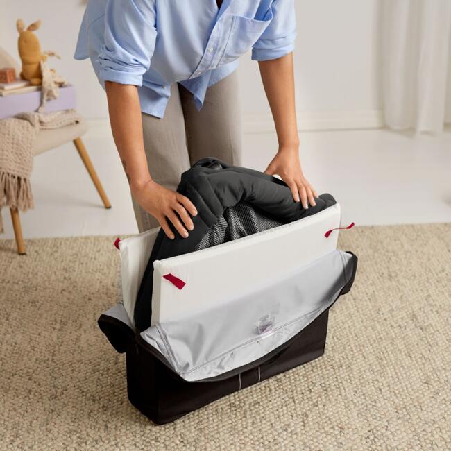 Travel Crib Light Black & Fitted Sheet Bundle Pack - Travel Cribs - 2