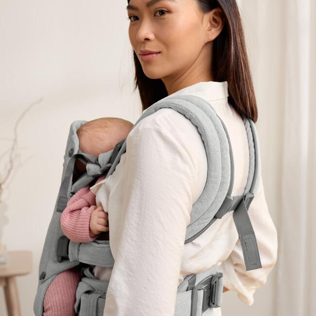 Baby Carrier Harmony, Woven, Light Grey - Carriers - 2