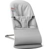 Baby Bouncer Bliss, Woven, Light Gray Melange - Bouncers - 1 - thumbnail