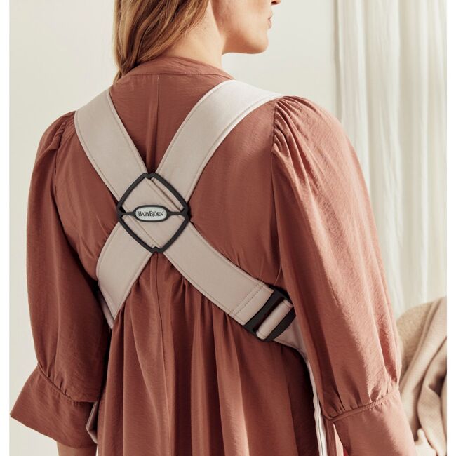 Baby Carrier Mini, 3D Jersey, Light Beige - Carriers - 3