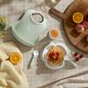Baby Dinner Set, Powder Green - Bibs - 3