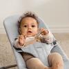 Baby Bouncer Bliss, Woven, Light Gray Melange - Bouncers - 5