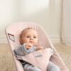 Baby Bouncer Bliss, Woven, Light Pink Melange - Bouncers - 5