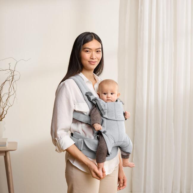 Baby Carrier Harmony, Woven, Light Grey - Carriers - 5