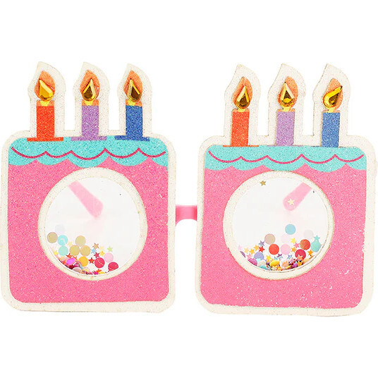 Cake Face Novelty Birthday Glasses