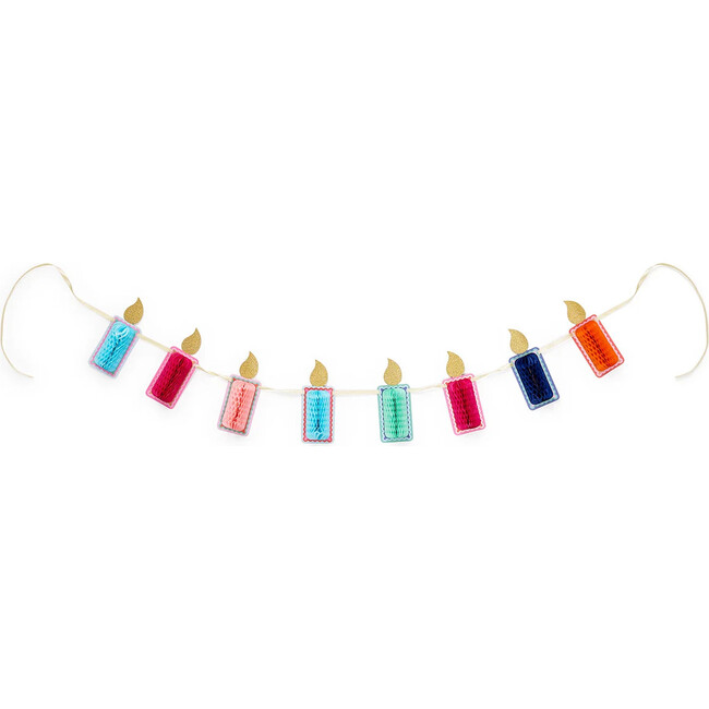 Make A Wish Honeycomb Candle Banner - Party Accessories - 2