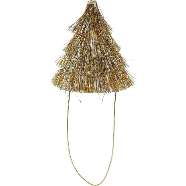 Golden Girl Mini Gold Fringe Party Hats Set - Party Accessories - 3