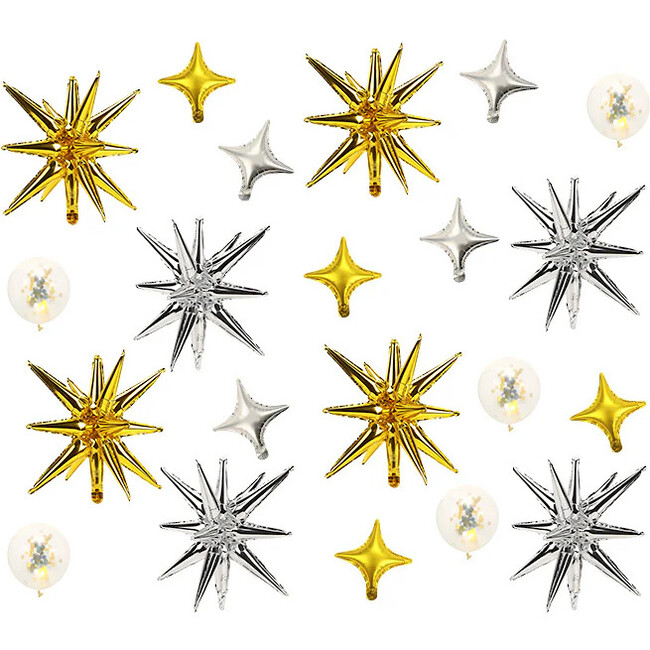 Sparkle And Shine Mylar Balloon Pack - Party Accessories - 3