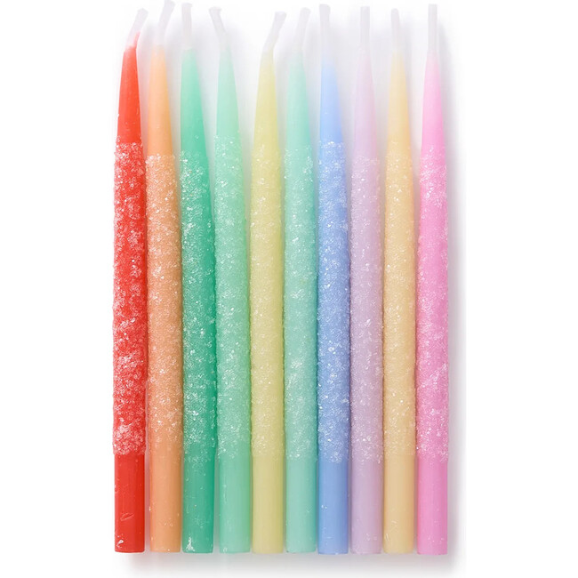 Glitter Wishes Rainbow Birthday Candle Set - Party Accessories - 3
