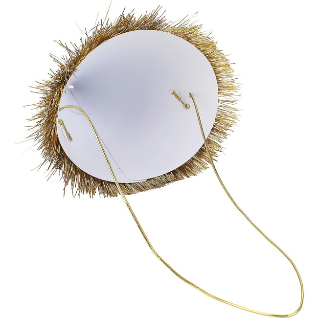 Golden Girl Mini Gold Fringe Party Hats Set - Party Accessories - 5