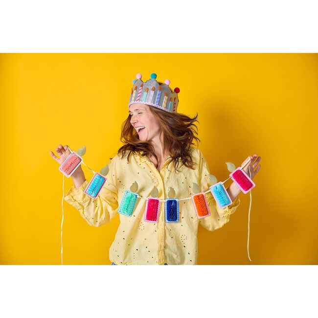Make A Wish Honeycomb Candle Banner - Party Accessories - 5