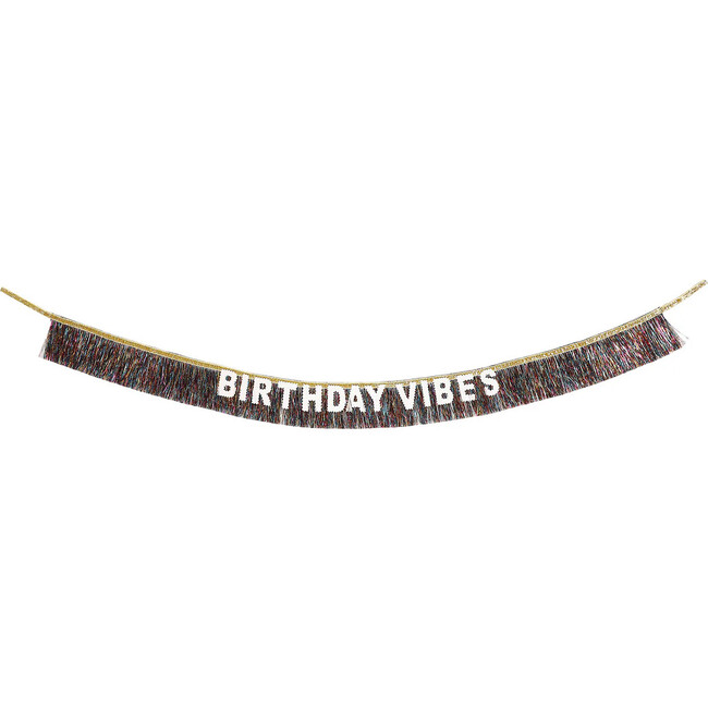 Birthday Vibes Forever Glitter Sash - Party Accessories - 6