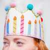 Birthday Wishes Reusable Birthday Crown - Party Accessories - 6