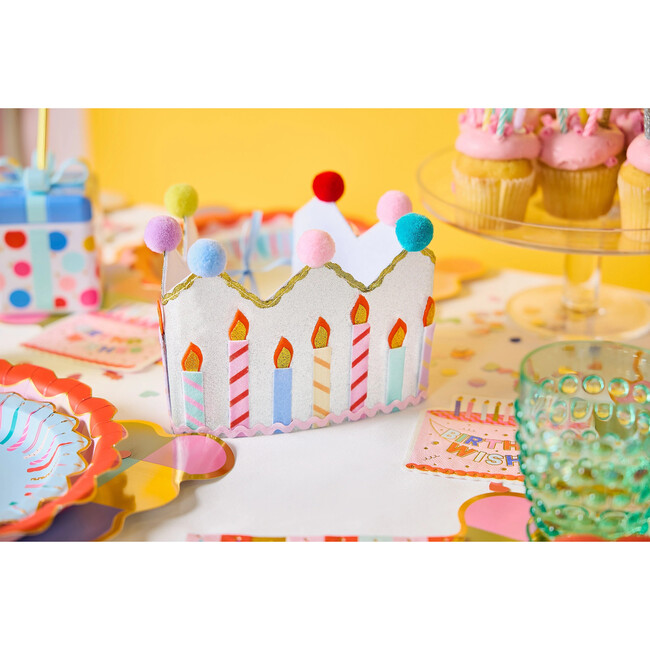 Birthday Wishes Reusable Birthday Crown - Party Accessories - 8