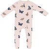 Zippered Footie in Blush Butterfly - Footie Pajamas - 1 - thumbnail