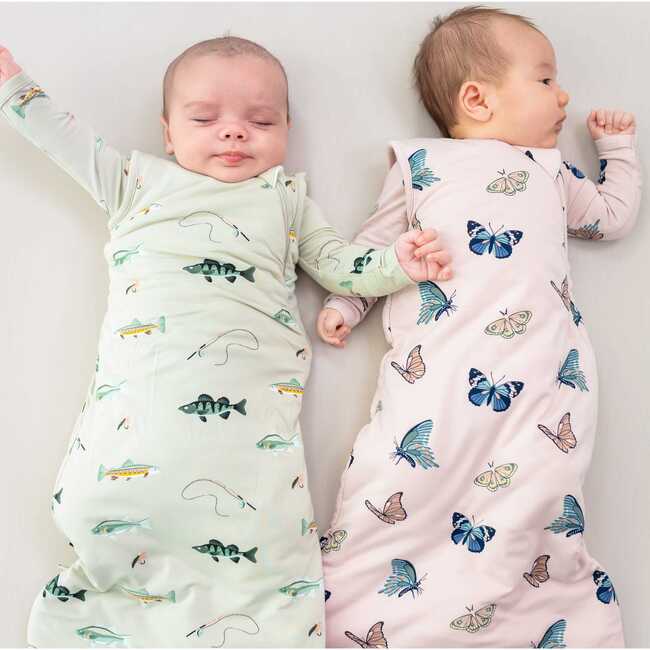 Sleep Bag 1.0 TOG in Blush Butterfly - Swaddles - 3
