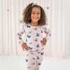 Long Sleeve Toddler Pajama in Blush Butterfly - Pajamas - 3