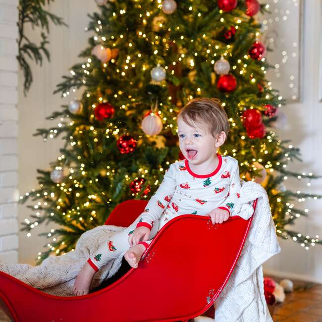 Long Sleeve Toddler Pajama in Santa Sleigh - Pajamas - 4