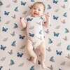 Crib Sheet in Blush Butterfly - Crib Sheets - 2