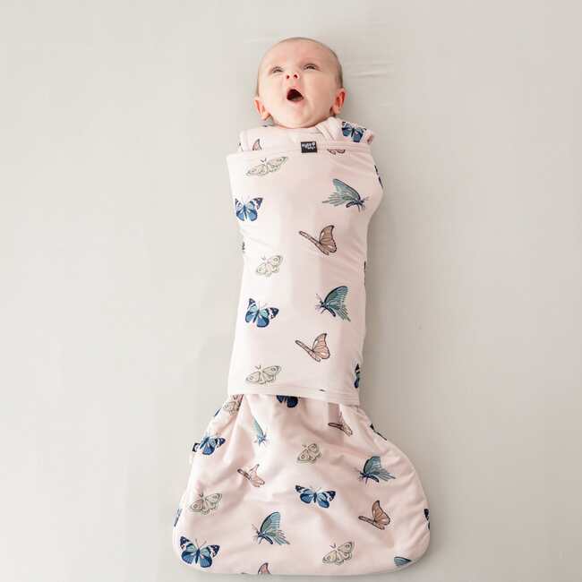 Sleep Bag Swaddler in Blush Butterfly - Swaddles - 2