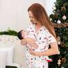 Zippered Footie in Santa Sleigh - Footie Pajamas - 3