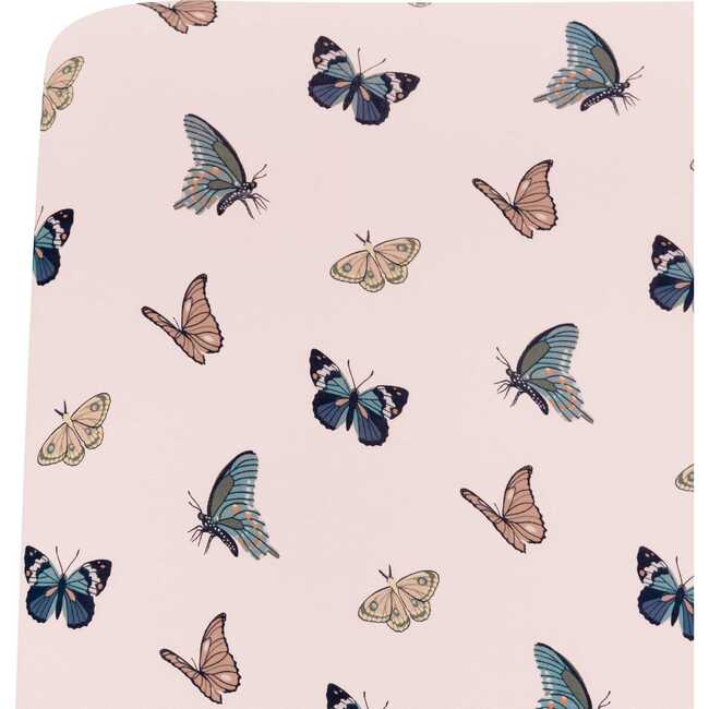 Crib Sheet in Blush Butterfly - Crib Sheets - 3