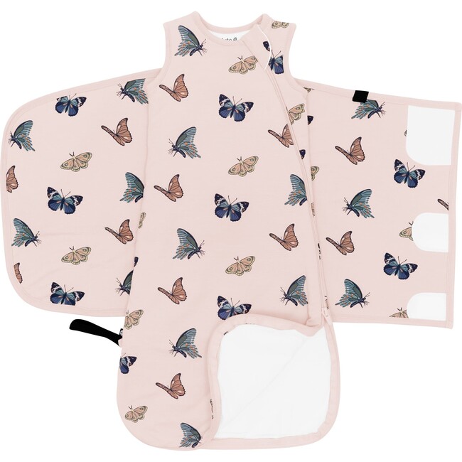 Sleep Bag Swaddler in Blush Butterfly - Swaddles - 5