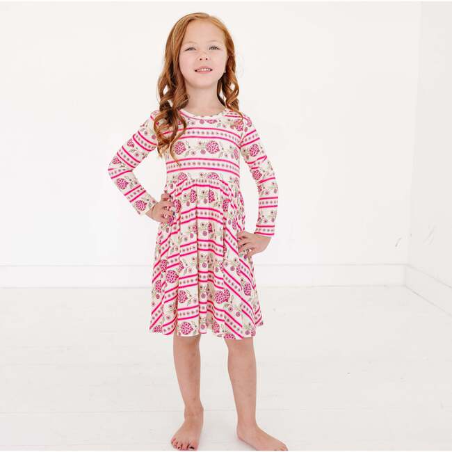 Bamboo Twirl Dress, Pomegranate Soiree - Nightgowns - 3