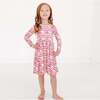 Bamboo Twirl Dress, Pomegranate Soiree - Nightgowns - 3