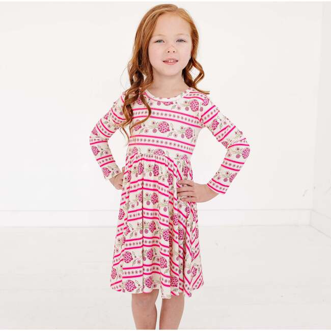Bamboo Twirl Dress, Pomegranate Soiree - Nightgowns - 4