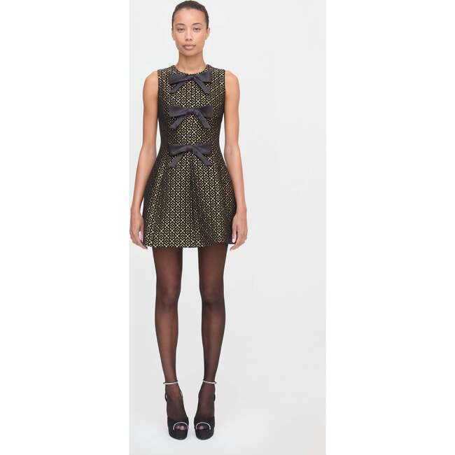 The Blythe Dress, Metallic Brocade