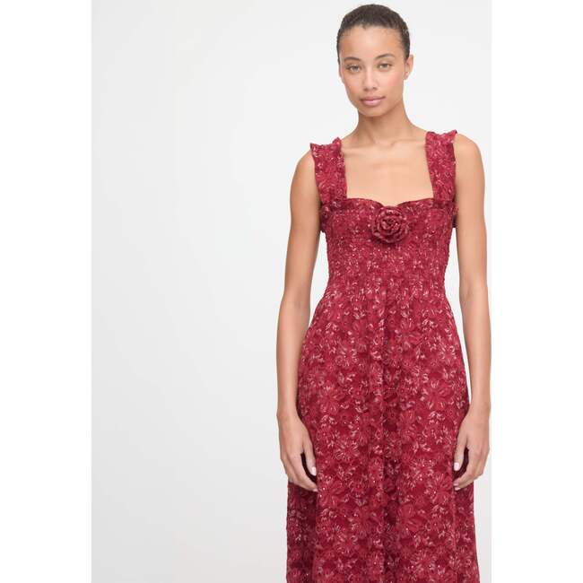 The Rosetta Nap Dress, Claret - Dresses - 3
