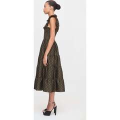 The Ellie Nap Dress, Metallic Brocade - Hill House Home Dresses