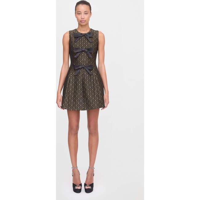 The Blythe Dress, Metallic Brocade - Dresses - 3